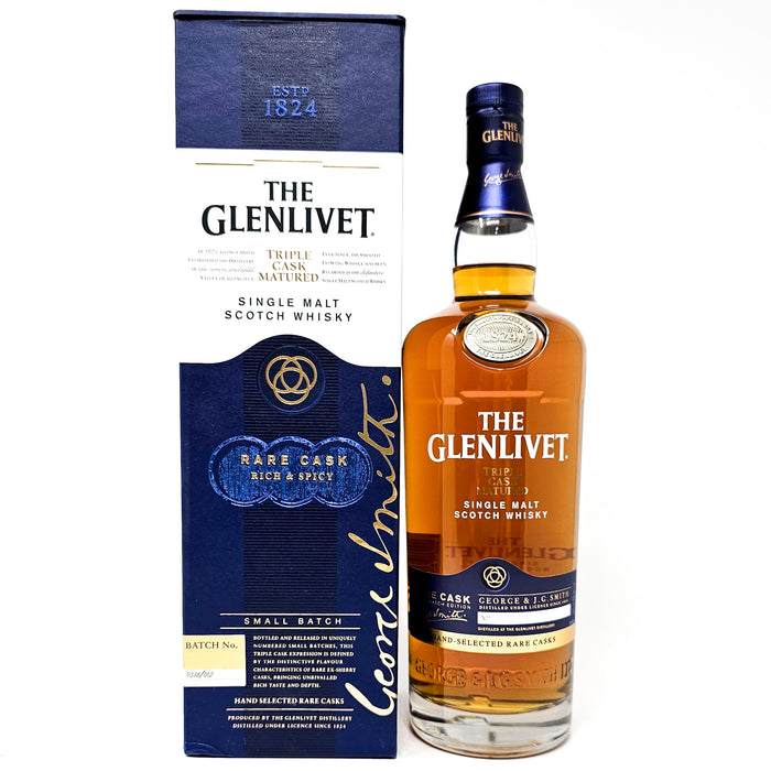Glenlivet Triple Cask Matured Small Batch Release No. 9378/012 Single Malt Scotch Whisky, 1L, 40% ABV