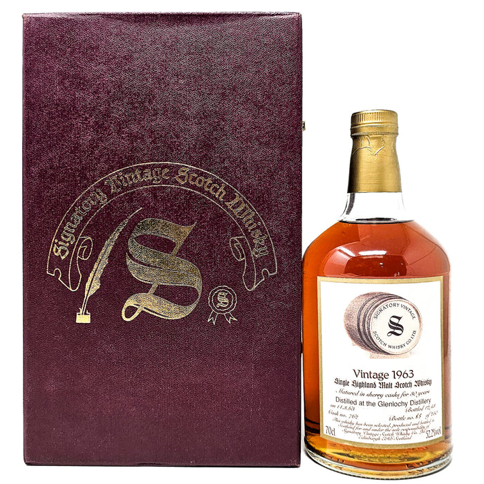 Glenlochy 1963 30 Year Old Signatory Vintage Single Malt Scotch Whisky, 70cl, 52.2% ABV