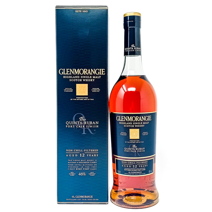 Glenmorangie 12 Year Old Quinta Ruban Single Malt Scotch Whisky, 70cl, 46% ABV