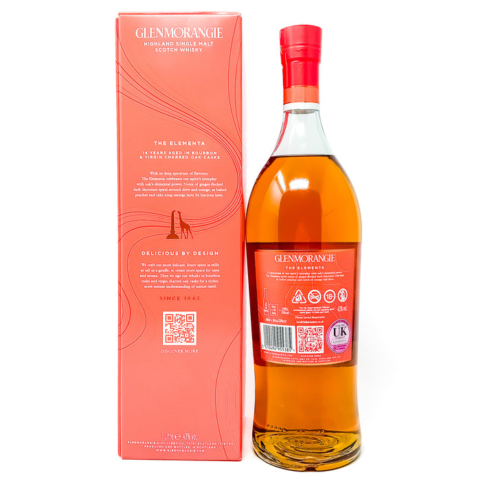 Glenmorangie 14 Year Old Elementa Single Malt Scotch Whisky, 1L, 43% ABV