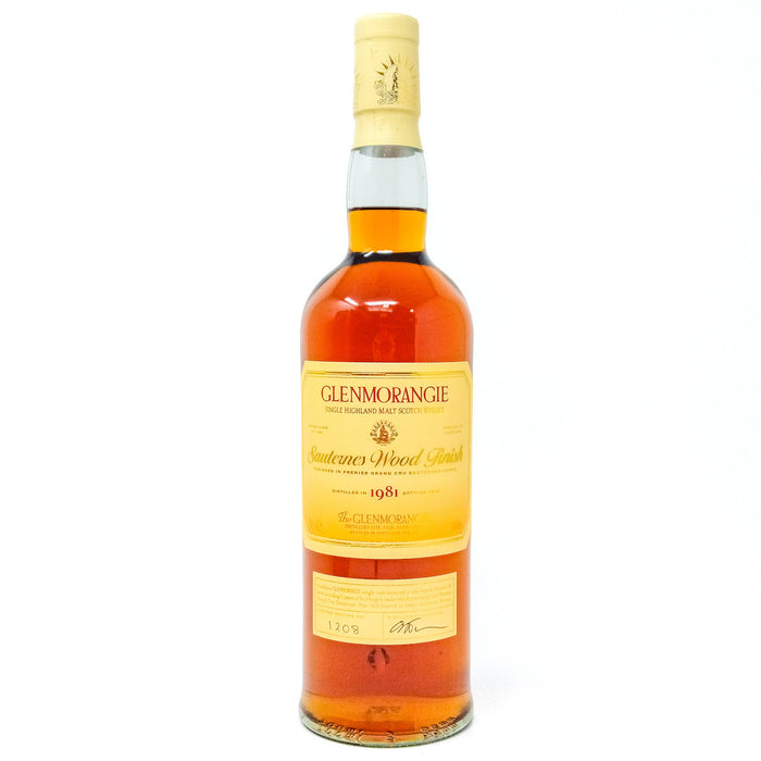 Glenmorangie 1981 Sauternes Wood Finish Single Malt Scotch Whisky, 70cl, 46% ABV