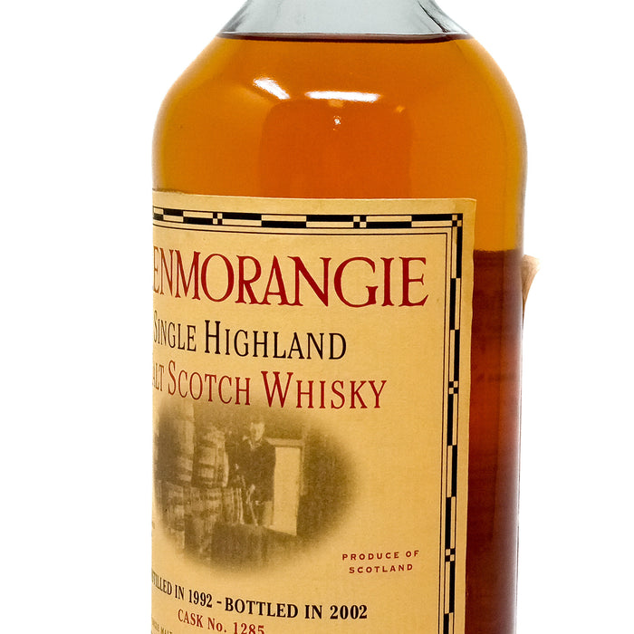 Glenmorangie 1992 10 Year Old Single Cask #1285 Partnership Bottling Single Malt Scotch Whisky, 70cl, 57.2% ABV