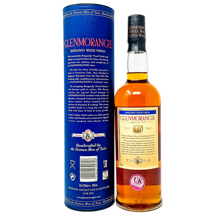Glenmorangie Burgundy Wood Finish Single Malt Scotch Whisky, 70cl, 43% ABV