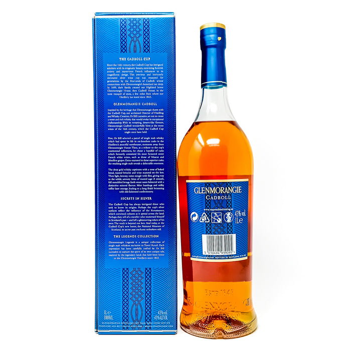 Glenmorangie Legends The Cadboll Single Malt Scotch Whisky, 1L, 43% ABV