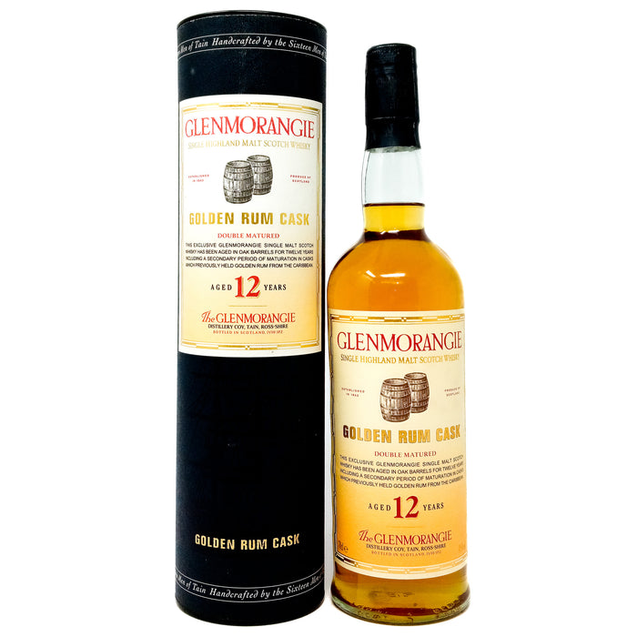 Glenmorangie 12 Year Old Golden Rum Cask Single Malt Scotch Whisky 70cl, 40% ABV