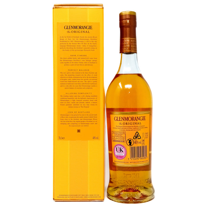 Glenmorangie 10 Year Old Original Single Malt Scotch Whisky, 70cl, 40% ABV