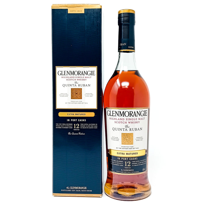 Glenmorangie 12 Year Old Quinta Ruban Single Malt Scotch Whisky, 70cl, 46% ABV