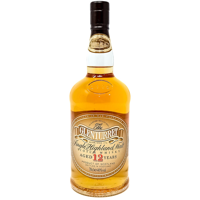 Glenturret 12 Year Old Single Highland Malt Whisky, 70cl, 40% ABV