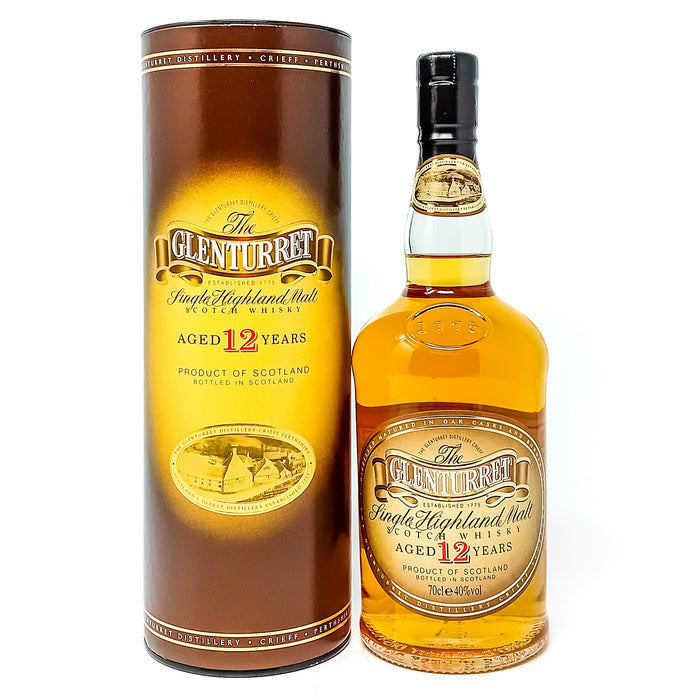 Glenturret 12 Year Old Single Highland Malt Whisky, 70cl, 40% ABV