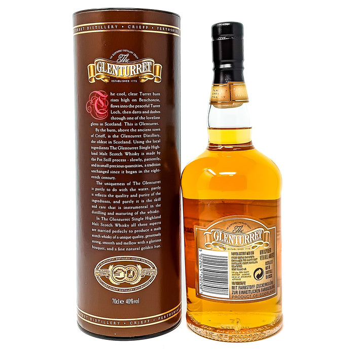 Glenturret 12 Year Old Single Highland Malt Whisky, 70cl, 40% ABV