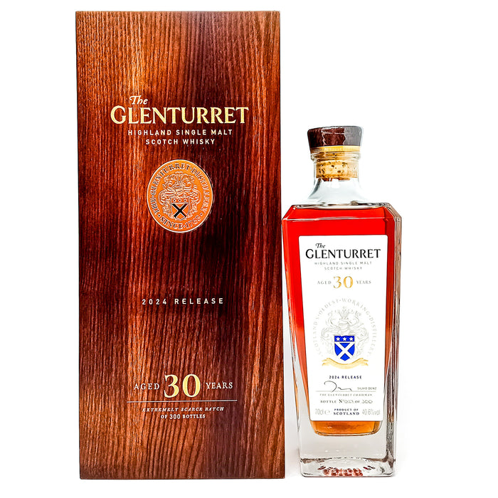 Glenturret 30 Year Old 2024 Release Single Malt Scotch Whisky, 70cl, 40.6% ABV