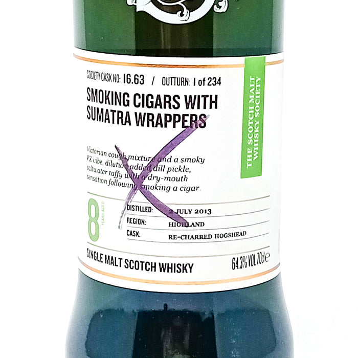 Glenturret 2013 8 Year Old SMWS 16.63 Single Malt Scotch Whisky, 70cl, 64.3% ABV