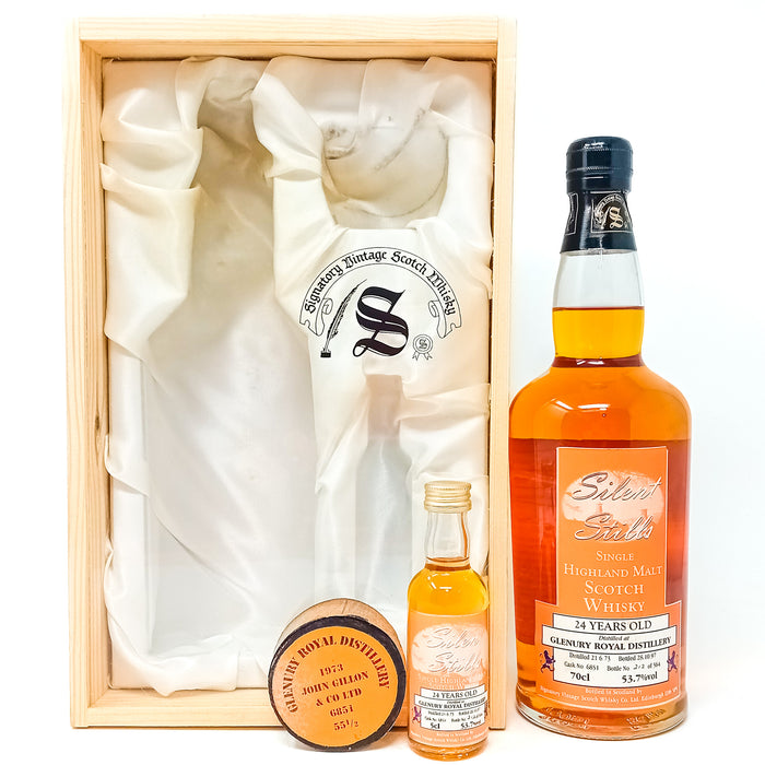Glenury Royal 1973 24 Year Old Silent Stills Single Malt Scotch Whisky, 70cl+5cl, 53.7% ABV