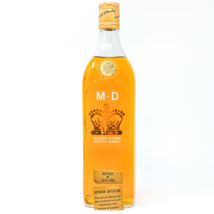 MD Golden Crown Blended Scotch Whisky, 26 2/3 fl.ozs., 70° Proof
