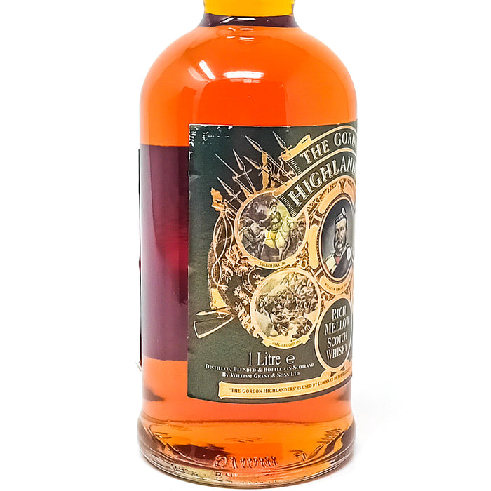 William Grant's The Gordon Highlanders Blended Scotch Whisky, 1L, 40% ABV