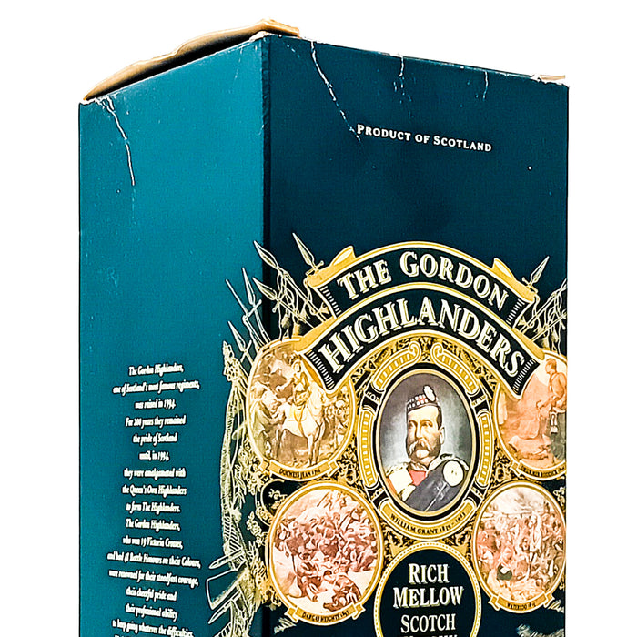 William Grant's The Gordon Highlanders Blended Scotch Whisky, 1L, 40% ABV
