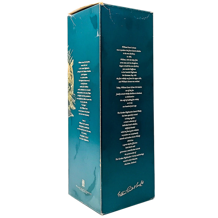 William Grant's The Gordon Highlanders Blended Scotch Whisky, 1L, 40% ABV