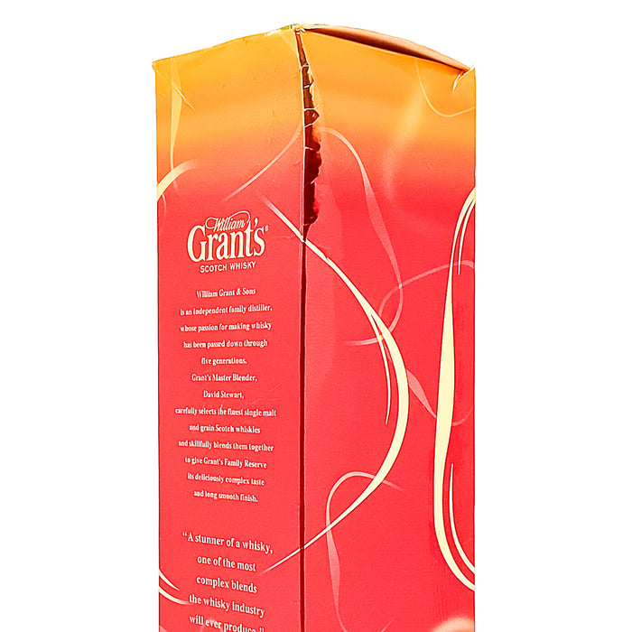 William Grant's Family Reserve Finest Blended Scotch Whisky, 70cl, 40% ABV