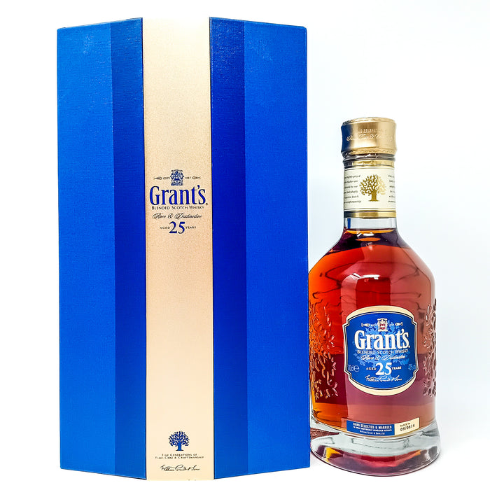 Grant's 25 Year Old Blended Scotch Whisky, 70cl, 40% ABV