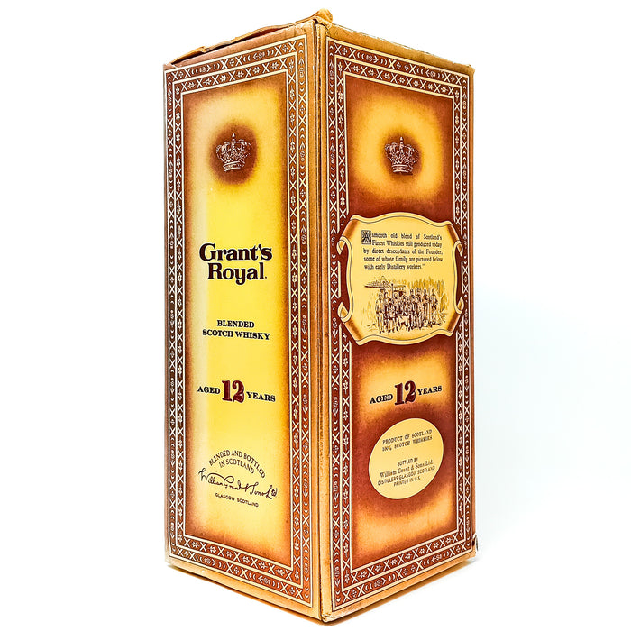 Grant's Royal 12 Year Old Finest Blended Scotch Whisky, 1L, 43 % ABV
