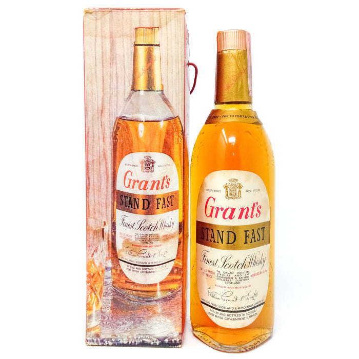 Grant's Stand Fast Finest Blended Scotch Whisky, 26 2/3 fl. ozs., 70° Proof