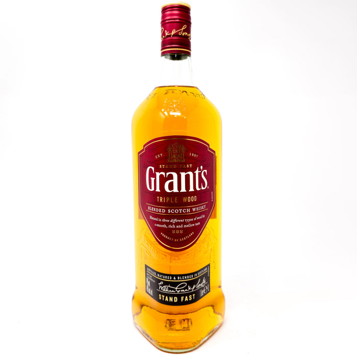 Grant's Triple Wood Blended Scotch Whisky, 1L, 40% ABV