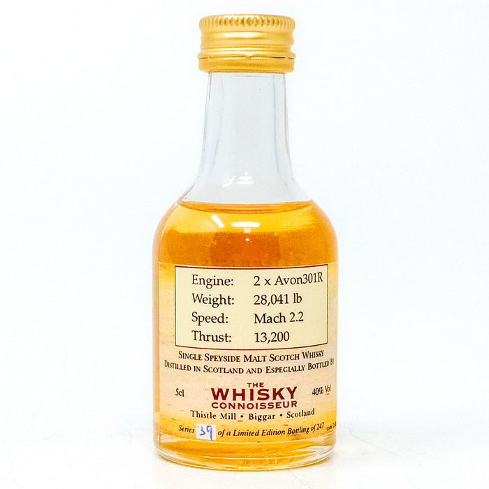 Great British Fighters English Electric Lightning Single Malt Scotch Whisky, Miniature, 5cl, 40% ABV