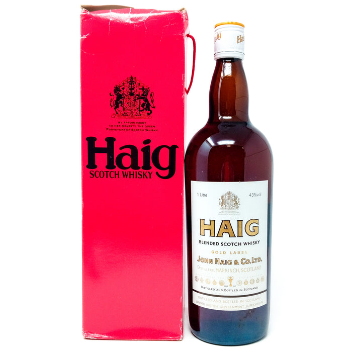 Haig Gold Label Blended Scotch Whisky, 1L, 43% ABV