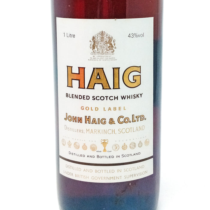 Haig Gold Label Blended Scotch Whisky, 1L, 43% ABV