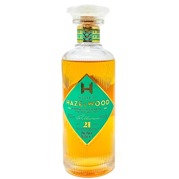 House of Hazelwood 21 Year Old Blended Scotch Whisky, 50cl, 40% ABV