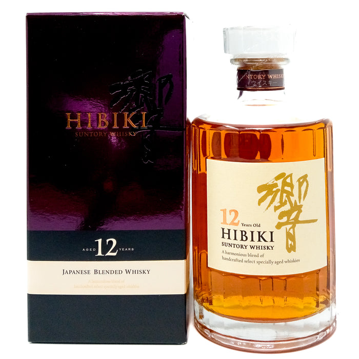 Hibiki 12 Year Old Blended Japanese Whisky, 70cl, 43% ABV