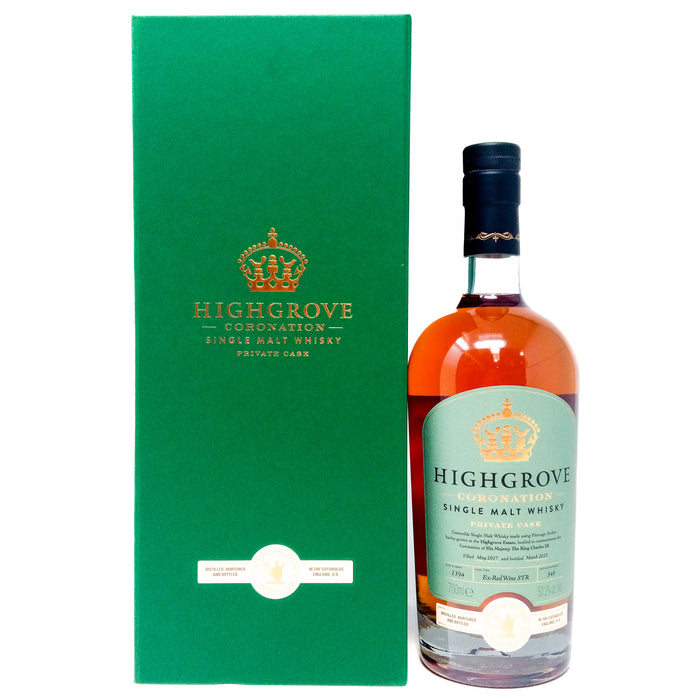 Cotswolds 2017 Highgrove Coronation Private Cask Single Malt English Whisky, 70cl, 50.2% ABV