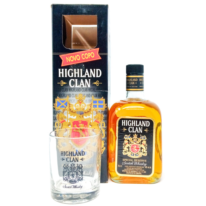 Highland Clan Special Reserve Gift Pack Blended Scotch Whisky, 70cl, 40% ABV