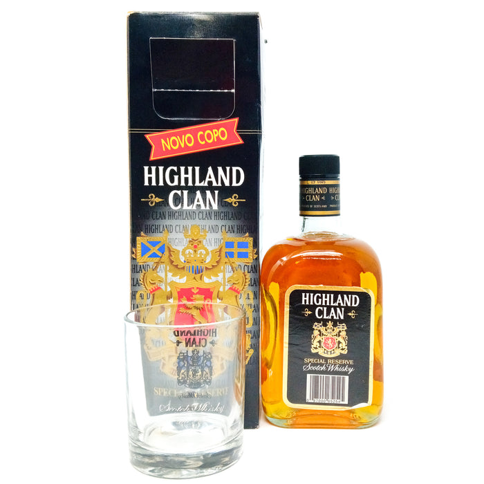 Highland Clan Special Reserve Gift Pack Blended Scotch Whisky, 70cl, 40% ABV