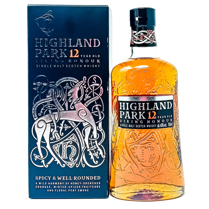 Highland Park 12 Year Old Viking Honour Single Malt Scotch Whisky, 70cl, 40% ABV