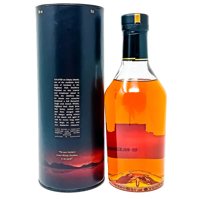 Highland Park 12 Year Old Dumpy Single Malt Scotch Whisky, 70cl, 40% ABV
