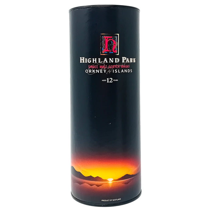 Highland Park 12 Year Old Dumpy Single Malt Scotch Whisky, 70cl, 40% ABV