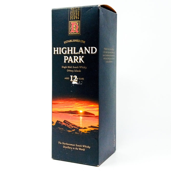 Highland Park 12 Year Old Single Malt Scotch Whisky, 70cl, 40% ABV