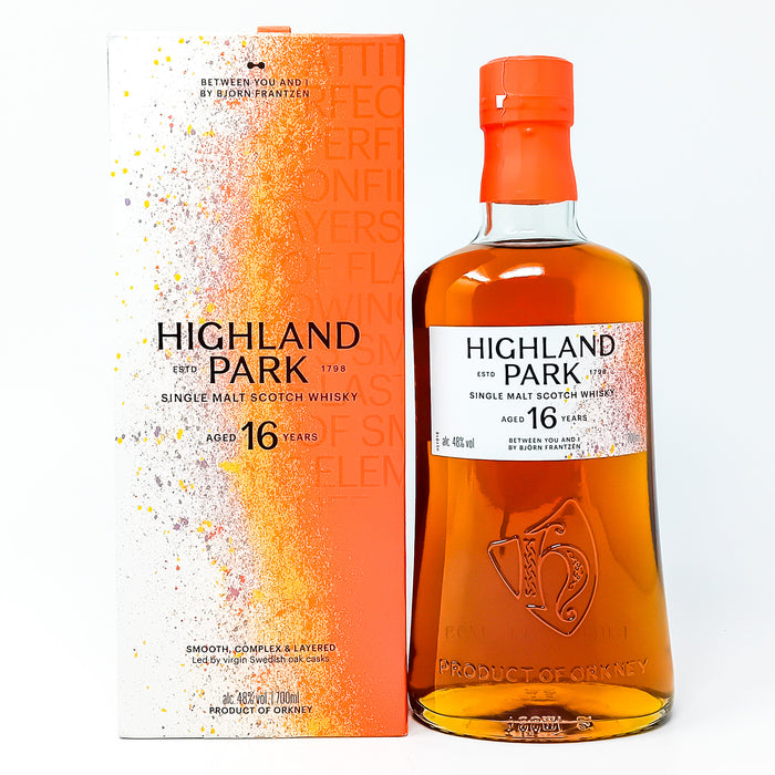 Highland Park 16 Year Old Between You and I Single Malt Scotch Whisky, 70cl, 40% ABV