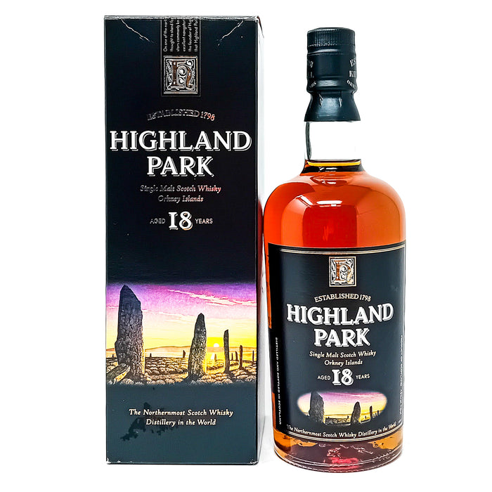 Highland Park 18 Year Old Single Malt Scotch Whisky, 70cl, 43% ABV