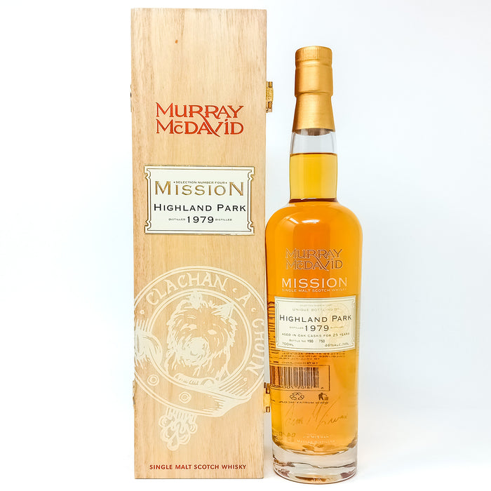 Highland Park 1979 25 Year Old Murray McDavid Mission Single Malt Scotch Whisky, 70cl, 46% ABV