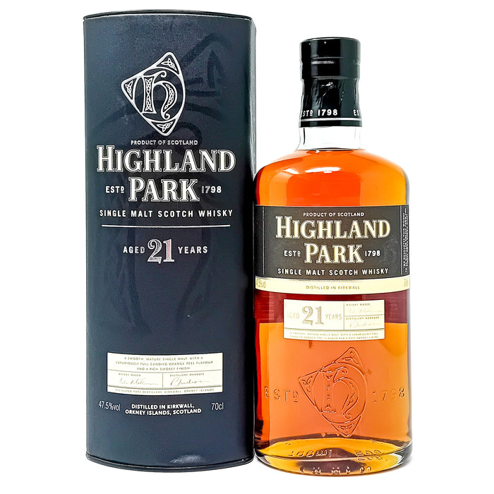Highland Park 21 Year Old Single Malt Scotch Whisky, 70cl, 47.5% ABV