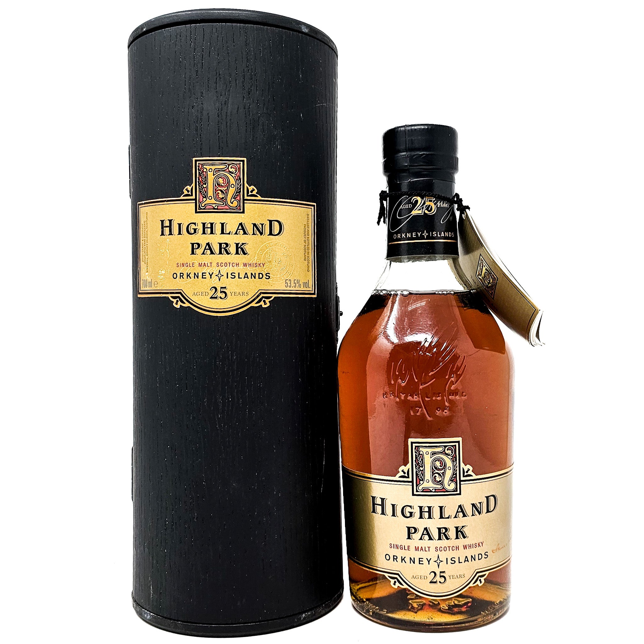 Highland Park 25 Year Old Scotch Whisky, Rare Collectible Bottle