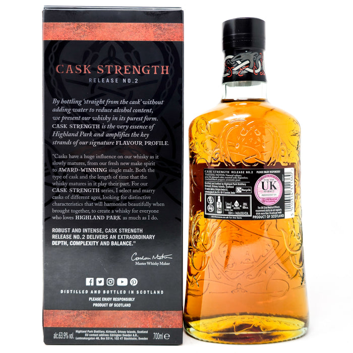 Highland Park Cask Strength Release No.2 Single Malt Scotch Whisky, 70cl, 63.9% ABV