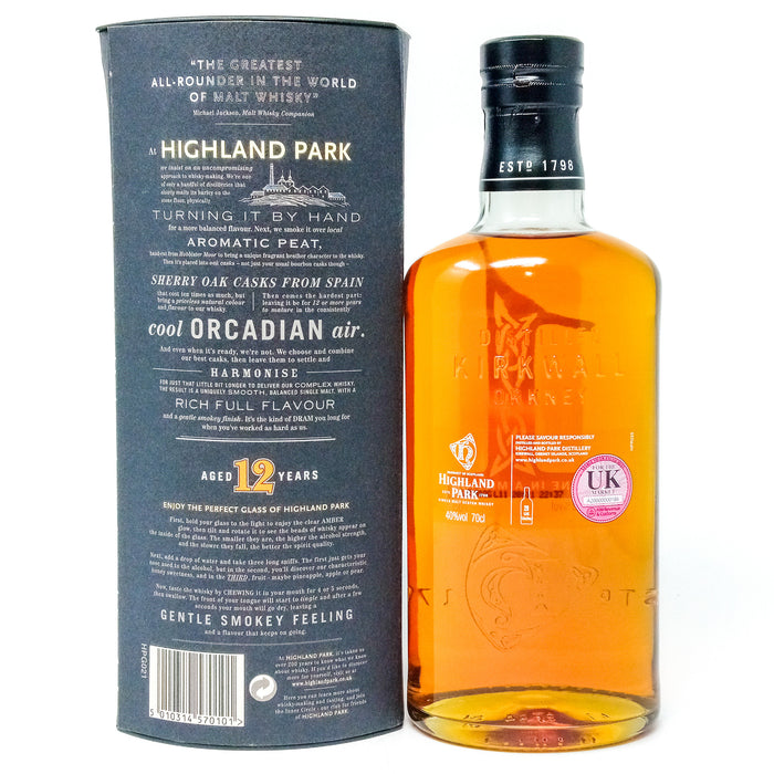 Highland Park One In A Million 12 Year Old  Single Malt Scotch Whisky, 70cl, 40% ABV