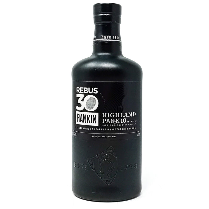 Highland Park 10 Year Old Rebus 30 Single Malt Scotch Whisky, 70cl, 40% ABV