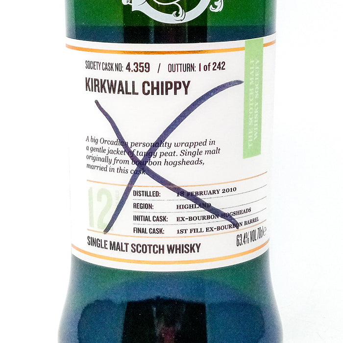 Highland Park 2010 12 Year Old SMWS 4.359 Single Malt Scotch Whisky, 70cl, 63.4% ABV