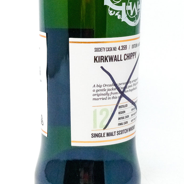 Highland Park 2010 12 Year Old SMWS 4.359 Single Malt Scotch Whisky, 70cl, 63.4% ABV