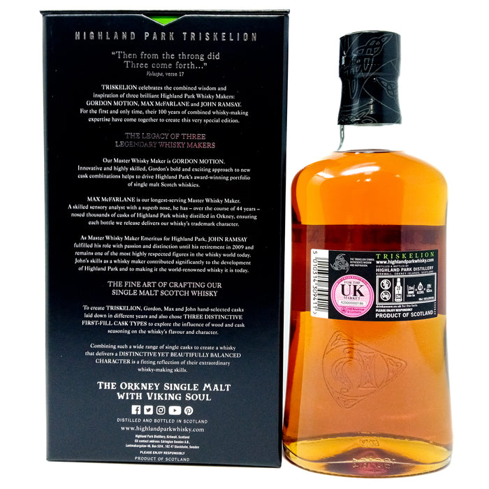 Highland Park Triskelion Single Malt Scotch Whisky, 70cl, 45.1% ABV