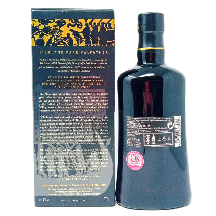 Highland Park Valfather Single Malt Scotch Whisky, 70cl, 47% ABV